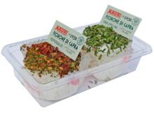 Goat fioroni with chives and chili garlic&pepper